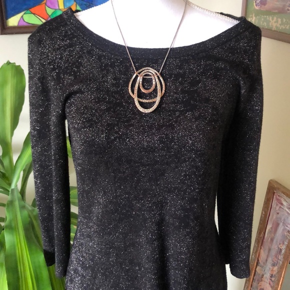 Taylor Midi Sparkle Sweater Dress - Picture 2 of 3